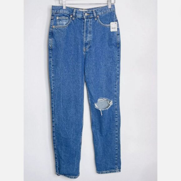 NWT Free People We The Free The Lasso Jeans in Sapphire Blue Size 28 - Picture 6 of 8